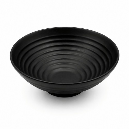 22cm black melamine - 22cm, noodle