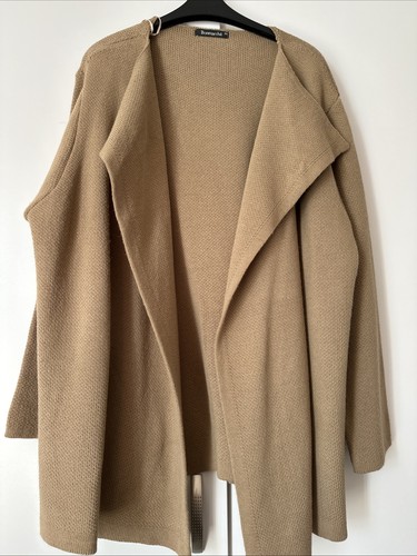 Long sleeved waterfall - long, caramel