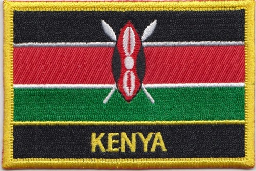 Kenya flag embroidered - patch,