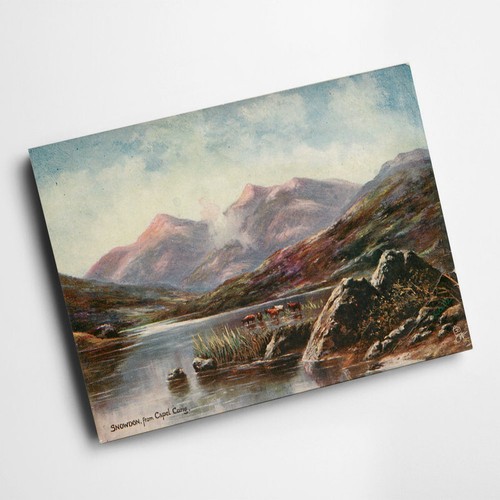 Print vintage wales - -,