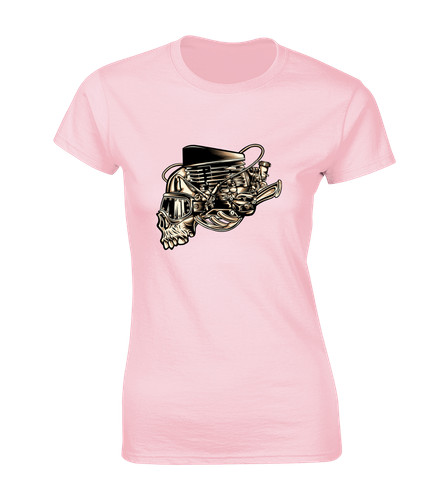 Steampunk skull ladies shirt - steampunk,