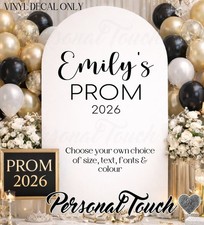 Personalised PROM FORMAL Vinyl