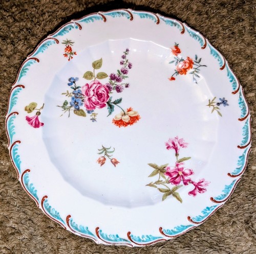 Chelsea porcelain feather rim - chelsea,