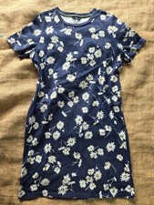 Joules Coastal Navy Grandmother Daisy Floral Dress Size 14