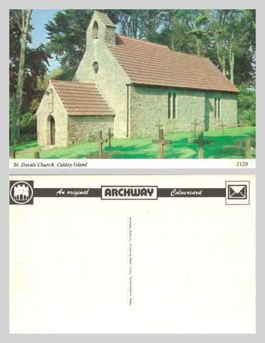 Postcard davids church - -,