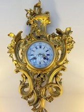 A fine Gilt Cartel Clock