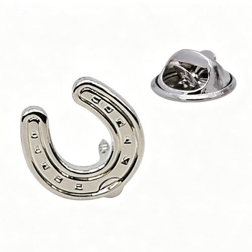 Silver lucky horseshoe - silver,