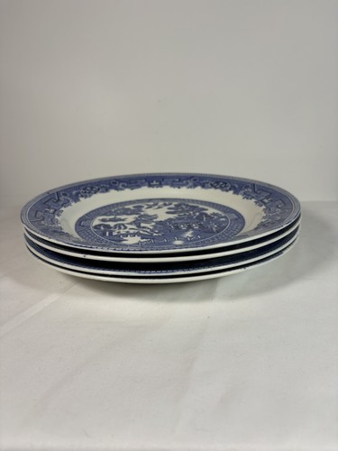 4 X Old Willow Pattern