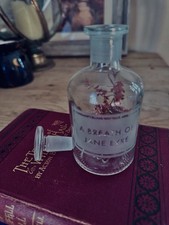 Lovely Apothecary Bottle Jane Eyre With Haworth Heather Sprig