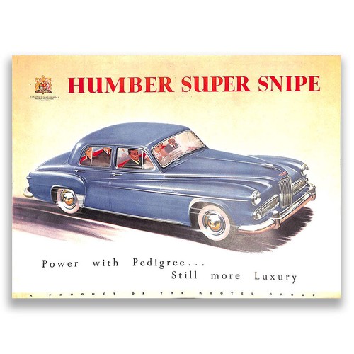 Humber super snipe car - super,