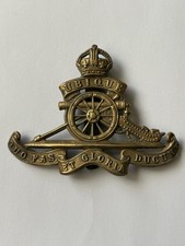 WW1 / WW2 Royal Artillery Cap Badge.