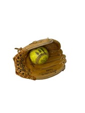 Rawlings RBG34 Nolan Ryan Baseball Glove Catchers Mitt & Ball VGC