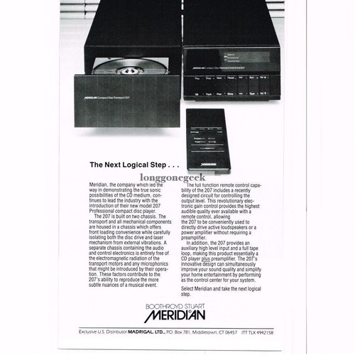 1986 meridian model 207 - meridian,