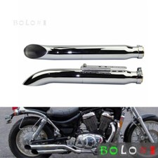 2Pcs Exhaust Pipes For Suzuki