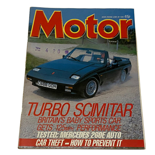 Vintage motor magazine - vintage,