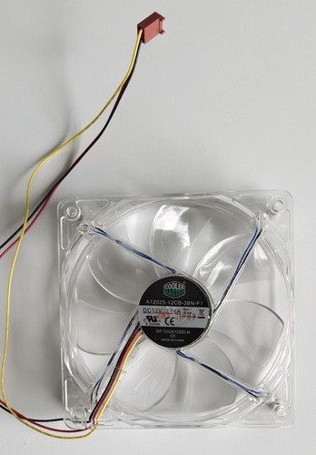 Cooler master 120mm clear fan - cooler,