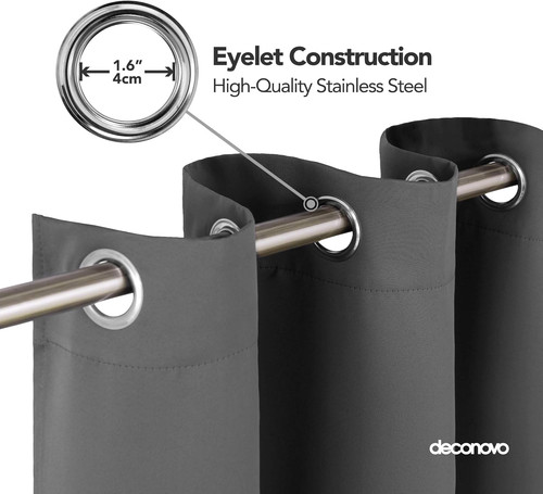 Deconovo blackout curtain x - deconovo,