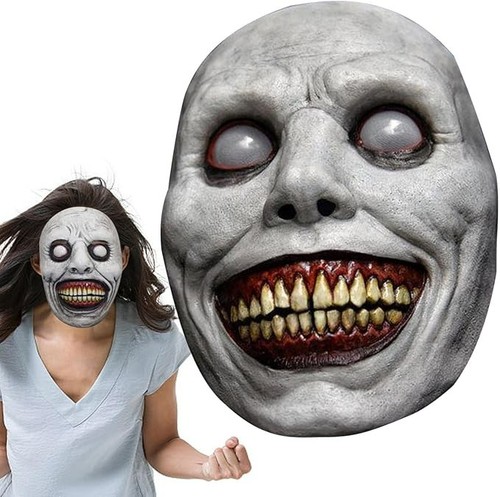 Scary smiling demon mask - smiling,