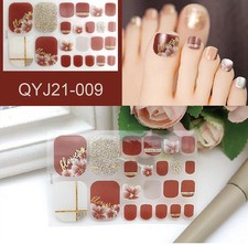 TOE NAIL WRAPS - PEEL OFF AND