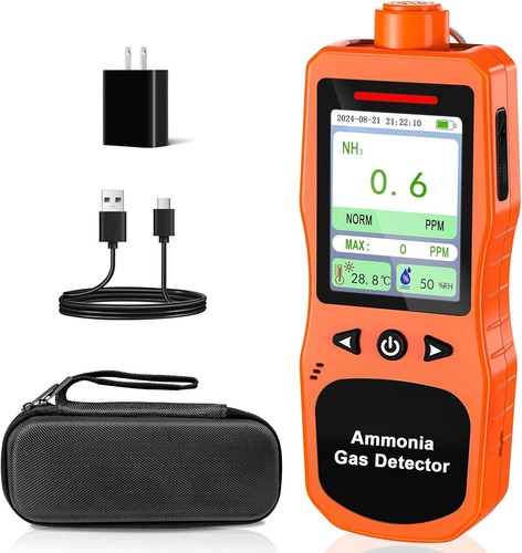 Portable ammonia gas detector - gas,