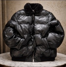 Christian Glossy Black Puffer