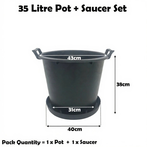 Litre plant pot - litre,