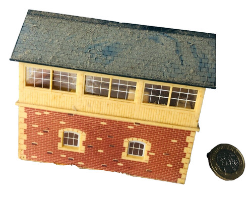 Model railway plastic building - railway,