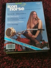 IRON HORSE AUGUST 1980 1916 INDIAN CUSTOM STREET CHOPPERS VINTAGE CLASSIC BIKES