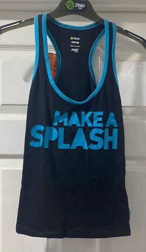 Zumba black racerback vest top - zumba,
