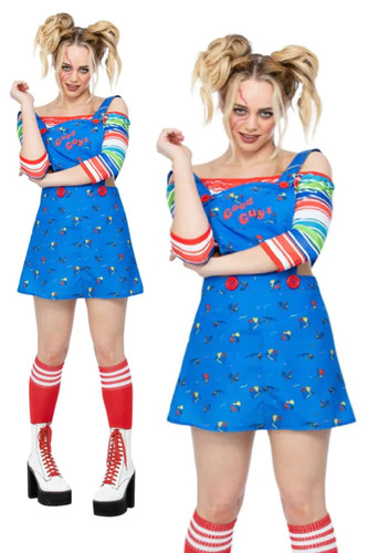 Ladies chucky costume licensed - costume,