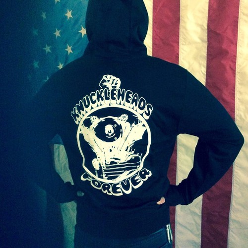 Biker engine hoodie - biker,