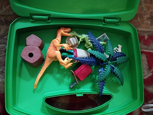 Playmobil dinosaurs carry case - dinosaurs,