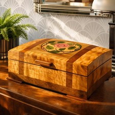 Vintage Art Deco Jewellery Box