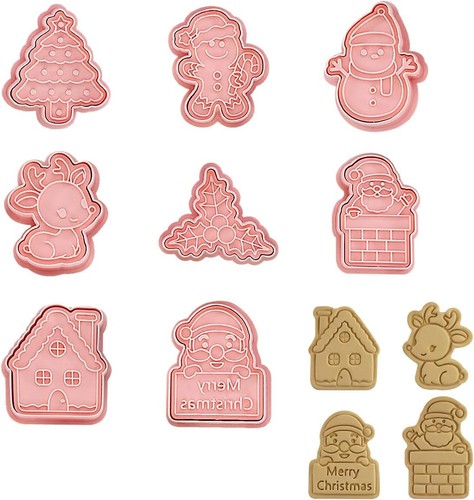 Christmas cookie cutter - christmas, set