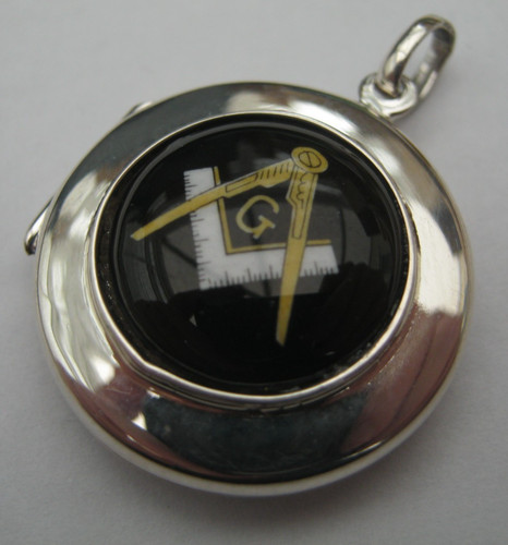 Solid silver enamel albert - solid,