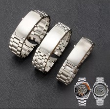 904L Steel Bracelet 9/5/3 Beads for Omega Seamaster/Speedmaster 18-22mm