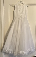 Linzi Jay Dress White Age 6