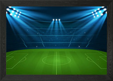 Football Field Framed Wall Art