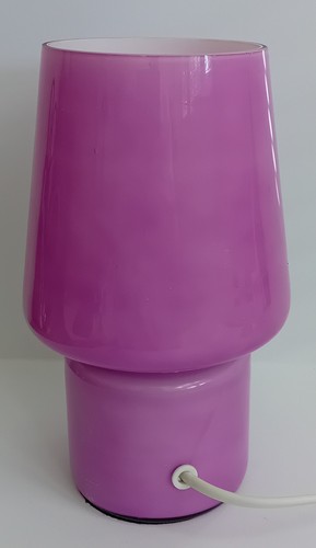 Vtg ikea purple glass table - vtg,