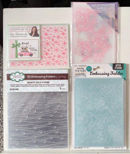 Mixed embossing folders - mixed,