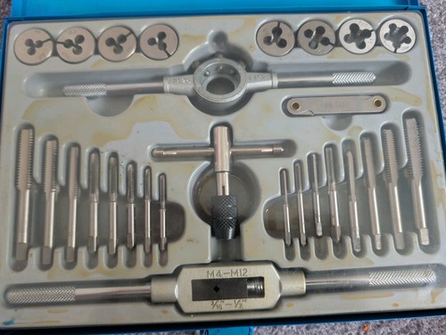 Whitworth tap die set - &, 23pc