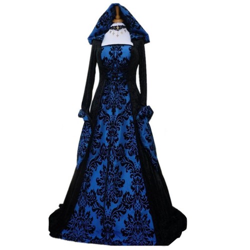 Vintage women medieval dress - women's,