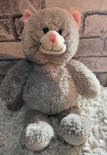Build A Bear Grey Silver Cat