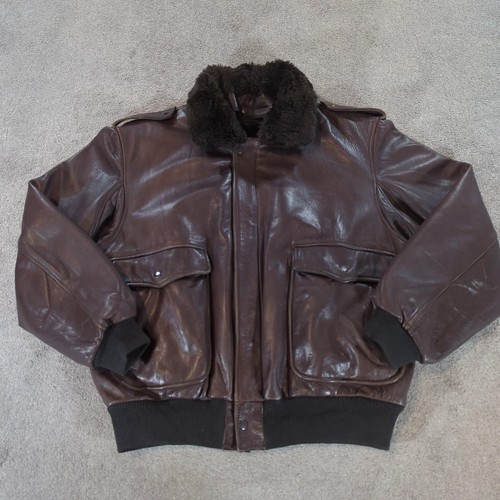 Men brown leather 3 - men's, bomber