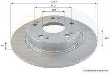 REAR BRAKE DISCS SET BRAKING