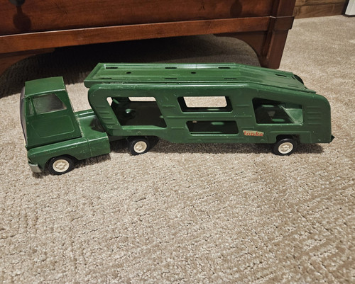 Tonka green pressed steel car - tonka,