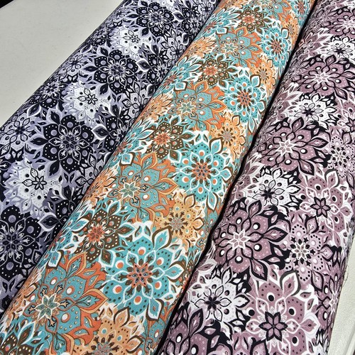 Viscose challis fabric floral - viscose,
