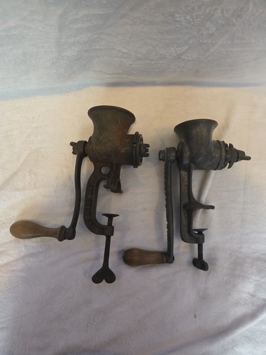 Pair antique cast - pair,