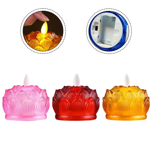 Led lotus buddha lamp - buddha,
