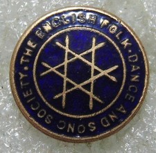 The English Folk Dance & Song Society Enamel Pin Badge